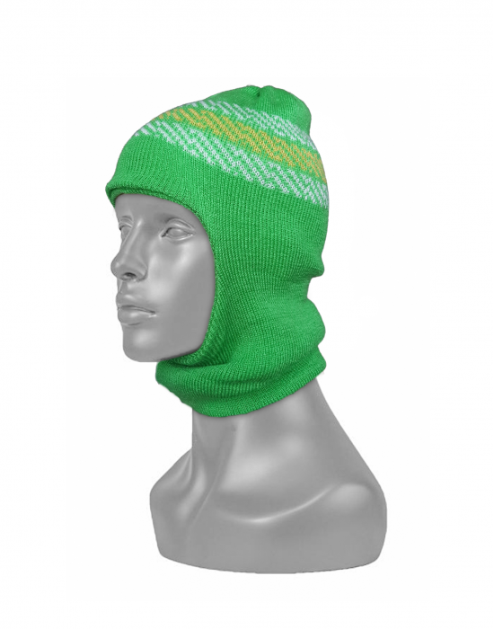 Acrylic Kids monkey cap green